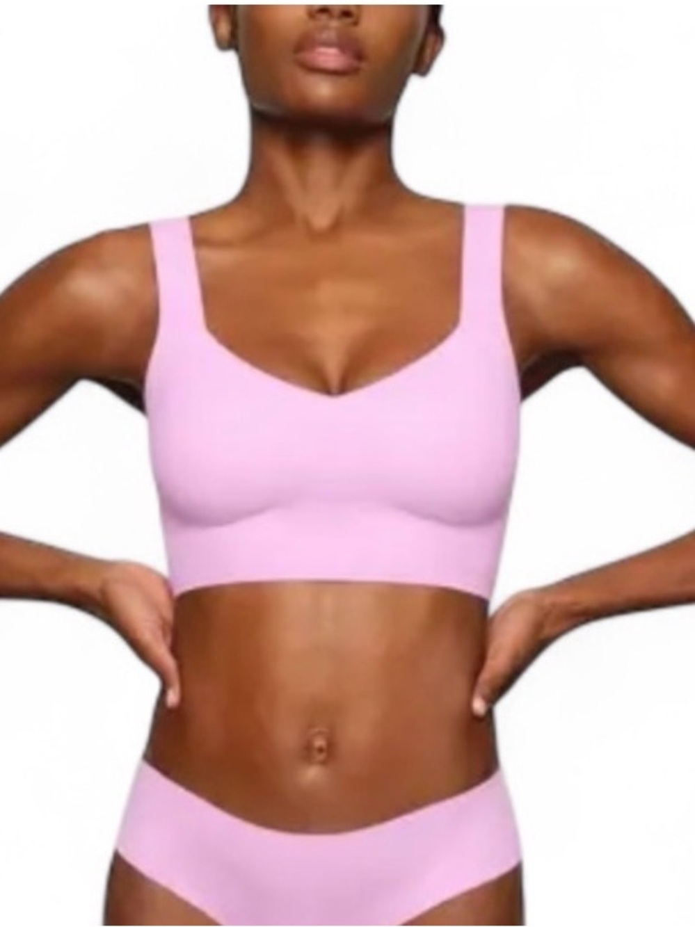 🌸 SKIMS Naked Scoop Bra | Petal Pink | S | NWT 🏷️